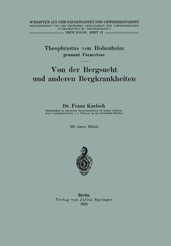 Couverture de l’ouvrage Von der Bergsucht und anderen Bergkrankheiten