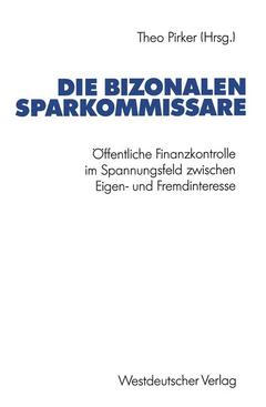 Cover of the book Die bizonalen Sparkommissare