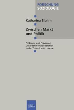 Couverture de l’ouvrage Zwischen Markt und Politik