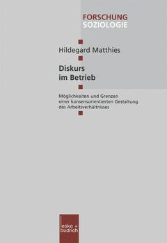 Cover of the book Diskurs im Betrieb
