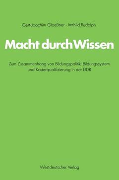 Cover of the book Macht durch Wissen