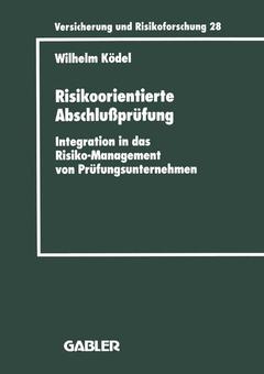 Cover of the book Risikoorientierte Abschlußprüfung