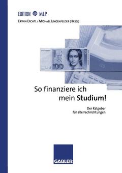 Cover of the book So finanziere ich mein Studium!