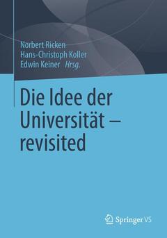 Couverture de l’ouvrage Die Idee der Universität - revisited