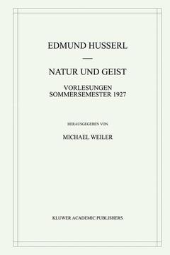 Couverture de l’ouvrage Natur und Geist