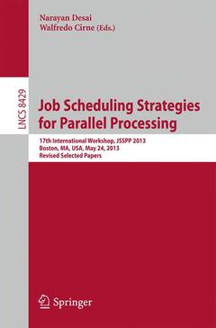 Couverture de l’ouvrage Job Scheduling Strategies for Parallel Processing