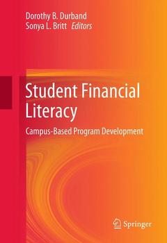 Couverture de l’ouvrage Student Financial Literacy