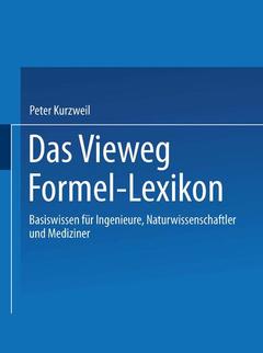 Cover of the book Das Vieweg Formel-Lexikon
