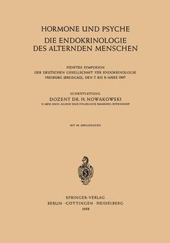 Cover of the book Hormone und Psyche die Endokrinologie des Alternden Menschen