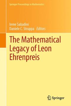 Cover of the book The Mathematical Legacy of Leon Ehrenpreis