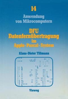 Couverture de l’ouvrage DFÜ, Datenfernübertragung im Apple-Pascal-System