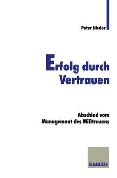 Cover of the book Erfolg durch Vertrauen