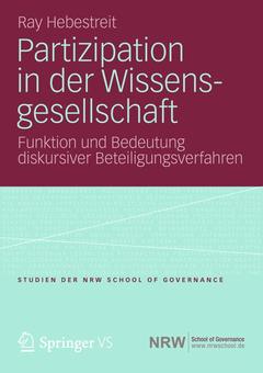 Cover of the book Partizipation in der Wissensgesellschaft