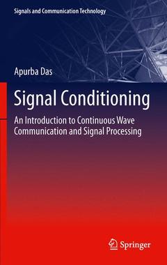 Couverture de l’ouvrage Signal Conditioning