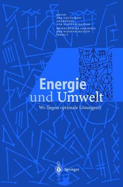 Cover of the book Energie und Umwelt