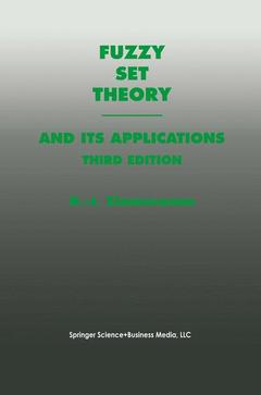 Couverture de l’ouvrage Fuzzy Set Theory—and Its Applications