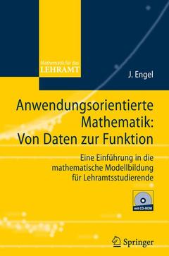 Couverture de l’ouvrage Anwendungsorientierte Mathematik: Von Daten zur Funktion.