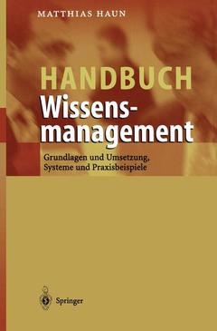 Couverture de l’ouvrage Handbuch Wissensmanagement