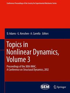 Couverture de l’ouvrage Topics in Nonlinear Dynamics, Volume 3