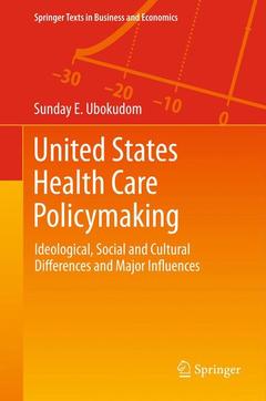 Couverture de l’ouvrage United States Health Care Policymaking