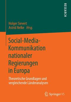 Couverture de l’ouvrage Social-Media-Kommunikation nationaler Regierungen in Europa