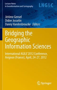 Couverture de l’ouvrage Bridging the Geographic Information Sciences