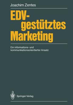 Cover of the book EDV-gestütztes Marketing