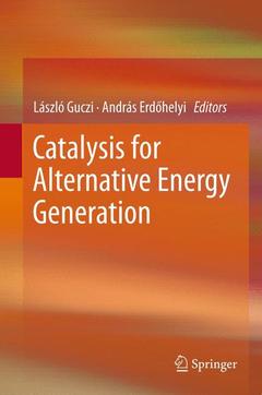 Couverture de l’ouvrage Catalysis for Alternative Energy Generation