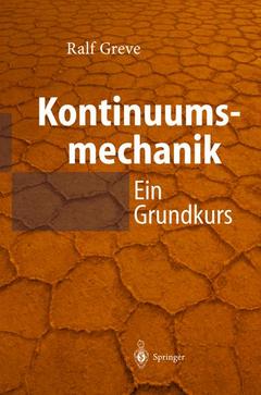 Couverture de l’ouvrage Kontinuumsmechanik