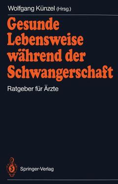 Cover of the book Gesunde Lebensweise während der Schwangerschaft