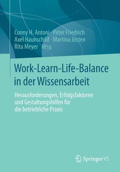 Couverture de l’ouvrage Work-Learn-Life-Balance in der Wissensarbeit