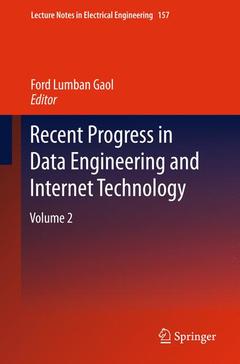 Cover of the book Recent Progress in Data Engineering and Internet Technology