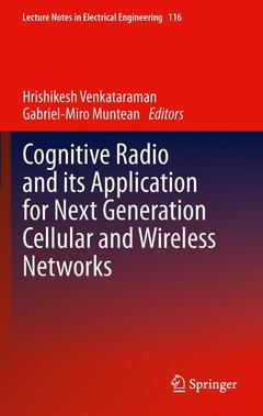 Cover of the book Cognitive Radio and its Application for Next Generation Cellular and Wireless Networks