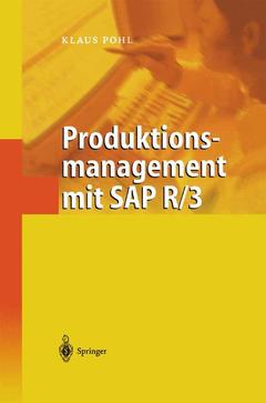 Couverture de l’ouvrage Produktionsmanagement mit SAP R/3