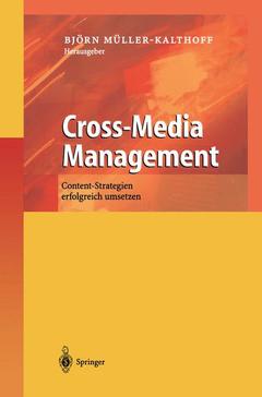 Couverture de l’ouvrage Cross-Media Management