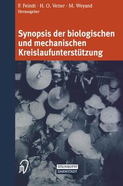 Couverture de l’ouvrage Synopsis der biologischen und mechanischen Kreislaufunterstützung