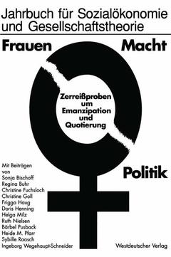 Couverture de l’ouvrage Frauen — Macht — Politik