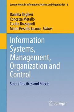 Couverture de l’ouvrage Information Systems, Management, Organization and Control
