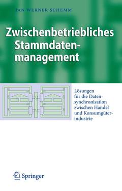 Couverture de l’ouvrage Zwischenbetriebliches Stammdatenmanagement