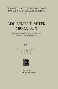 Couverture de l’ouvrage Adjustment After Migration