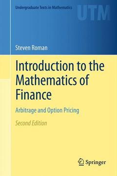 Couverture de l’ouvrage Introduction to the Mathematics of Finance
