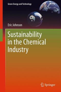 Couverture de l’ouvrage Sustainability in the Chemical Industry
