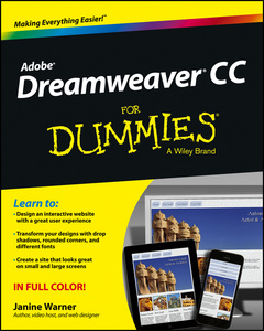 Couverture de l’ouvrage Dreamweaver CC For Dummies