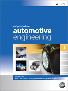 Couverture de l’ouvrage Encyclopedia of Automotive Engineering