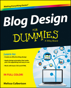 Couverture de l’ouvrage Blog Design For Dummies