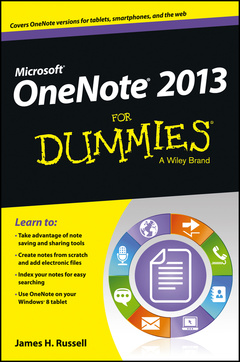 Couverture de l’ouvrage OneNote 2013 For Dummies
