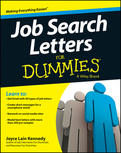 Couverture de l’ouvrage Job Search Letters For Dummies