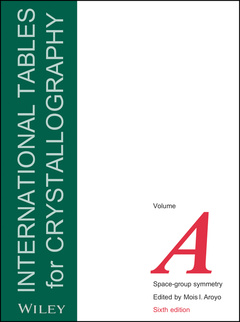 Couverture de l’ouvrage International Tables for Crystallography, Volume A