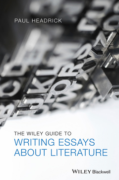 Cover of the book The Wiley Guide to Writing Essays About Literature
