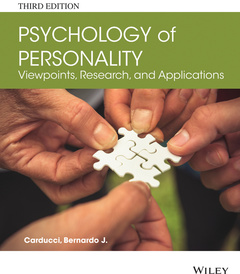 Couverture de l’ouvrage Psychology of Personality